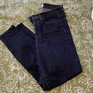 J.Crew 9” High-Rise Toothpick jeans
